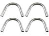 BRIGHTZ Stainless Steel Bent 4 Pieces 35mm 35 150° Pipe, 1.2mm Thick, [CUR-PIPE-032-4PC] Diameter, 35, 150°