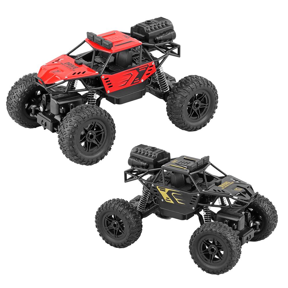 New 4/6Wdrc Car With Led Lights 2.4G Cross-Country Climbing Spray Racing Car Remote Control Electric Car Fall Resistant Boy Toys