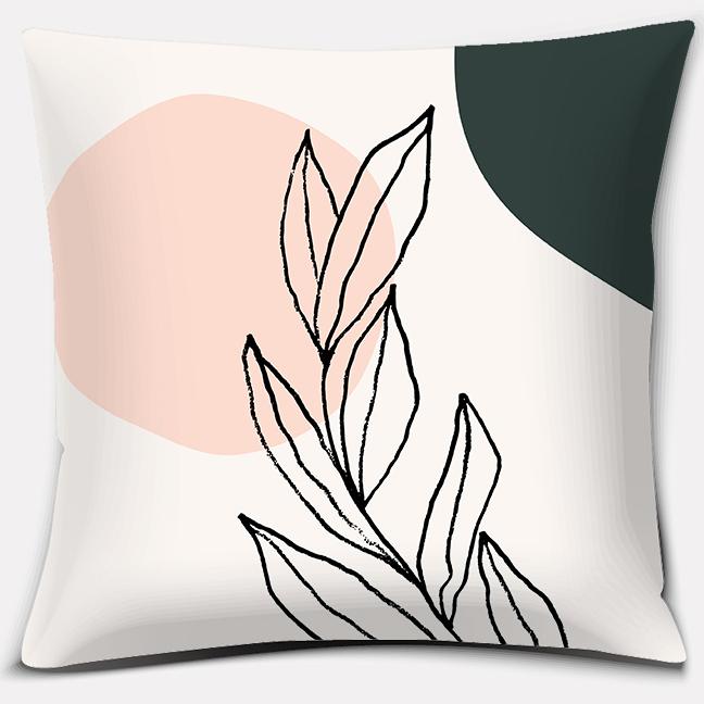 Warm Color Block Serie Dekokissen Geschenk Home Office Dekoration Dekokissen Schlafzimmer Sofa Auto Kissenbezug