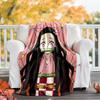 1pc nezouko7 Theme Blanket - Digital Print, Polyester, Cozy for All Seasons, Perfect for Outdoor, and Travel