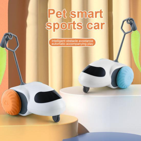 Turbo Tail Cat Teaser Automatic Moving Mouse Cat Toy Electric Interactive Turbo