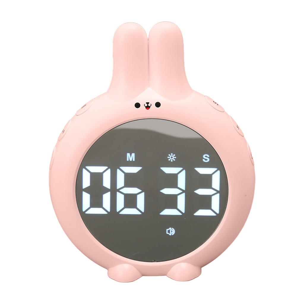 Cute Digital Timer Multifunctional High Accuracy Magnetic Kids Countdown Timer for Homework Cooking Sports