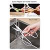 Professional Stainless Steel Kitchen Scissors With Aluminum Alloy Handle - Perfect For Cutting Chicken Bones Meat Fish