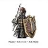 Original Paladin Figurine Magnetic Detachable Ornaments Great Player Crusader Home Desktop Decor Copper Pendant Gift Souvenir
