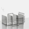 Non-Slip Documents Stand Reusable Desktop Bookshelf Practical Transparent Bookends  Home