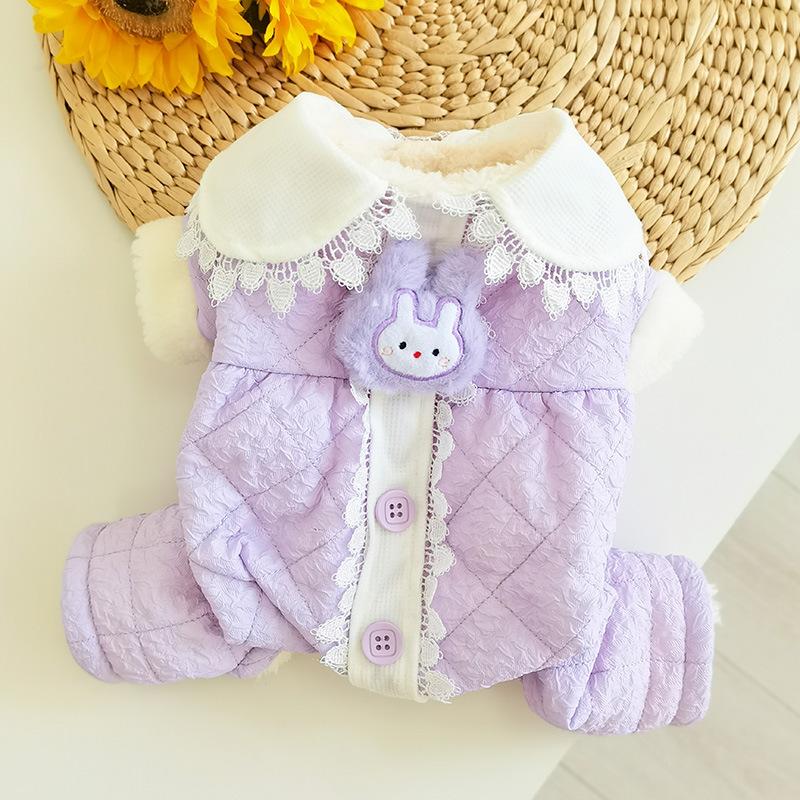 

Стеганая хлопковая женская сумка с большими лацканами, хлопковое пальто на животе, милая супер милая одежда для домашних животных, одежда для собак XL