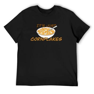 It’s Just Cornflakes T-Shirt Anime Clothes Cheap Stuff Kawaii Clothes Funny T-shirt Mens Graphic T-shirts Big and Tall
