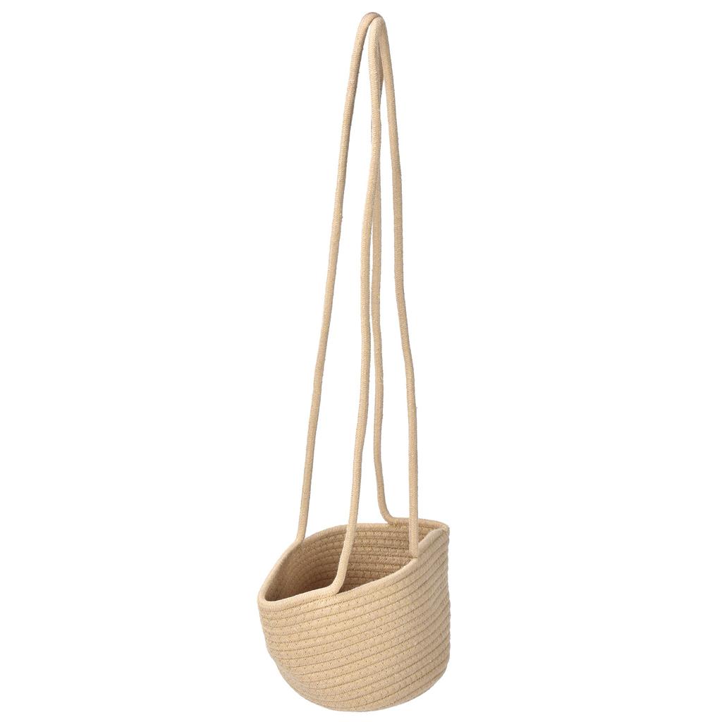 Hanging Flower Basket Woven Basket Suspended Flowerpot Plant Storage Containers for Plants Vegetables Fruits Cosmetics