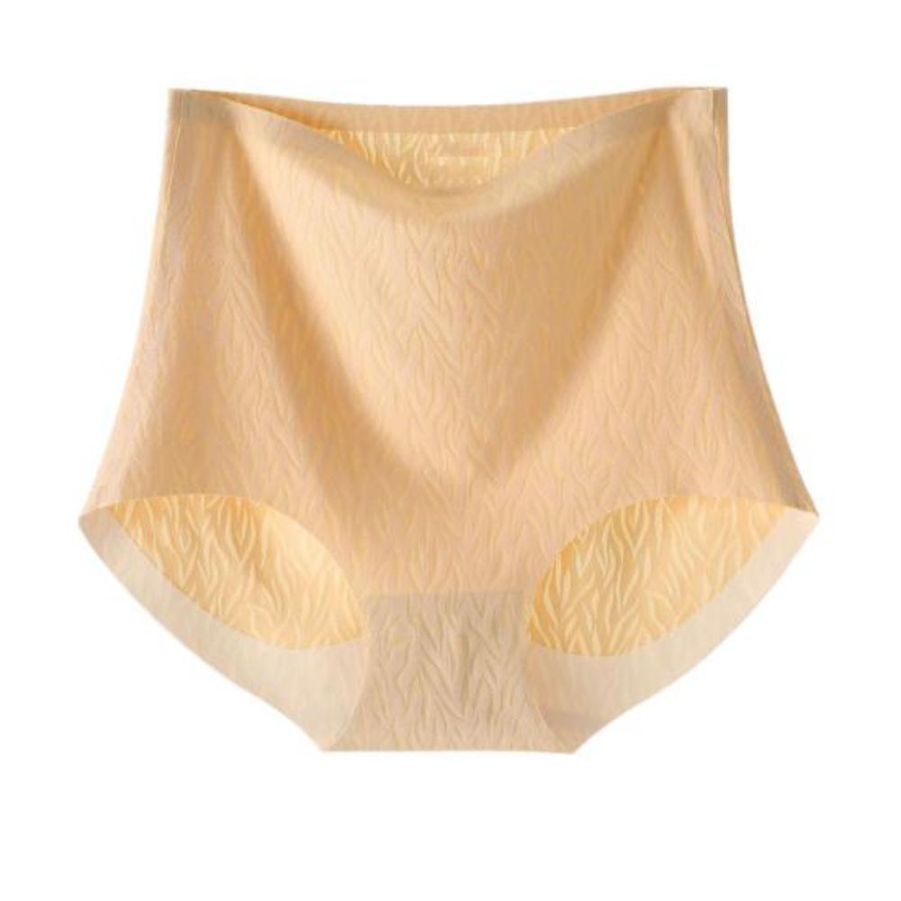 Women Briefs Solid Color Thin Breathable Elastic Lifting Buttocks Abdominal Tuck Underwear High Waist Seamless Underwear