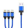 100W Fast Charging 3-Head Mobile Data Cable Cigarette Lighter One To Three Mobile Charging Cable