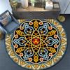 Cartoon Print Round Area Rug,Carpet Rug for Living Room Bedroom Sofa Playroom Decor,Non-slip Floor Mat