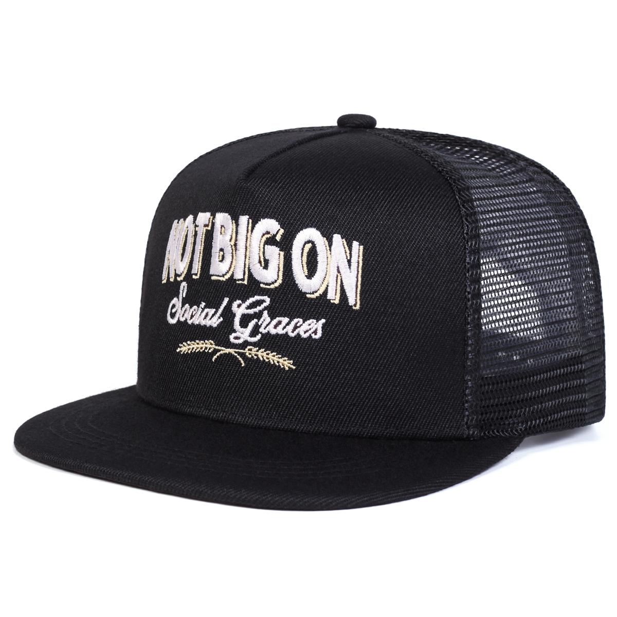 

Unisex Not Big On Embroidery Hip-Hop Net Hats Spring Summer Outdoor Adjustable Casual Baseball Caps Sunscreen Hat Sports Cap