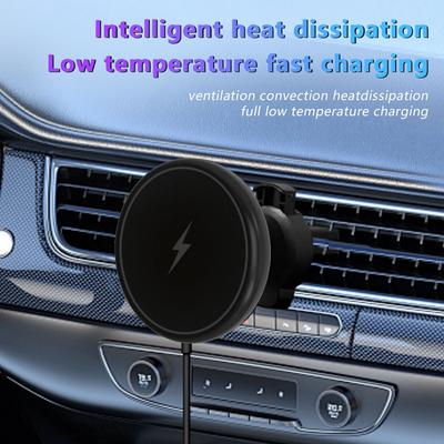 30W Magnetic Car Wireless Charger for iPhone 15 14 13 12 Pro Max Samsung Air Vent Mount Car Phone Holder Stand Fast Car Charging