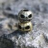 Halloween Pumpkin Skull Face Lantern EDC Brass Knife Beads DIY Woven Paracord Lanyard Pendants EDC Slider Accessories