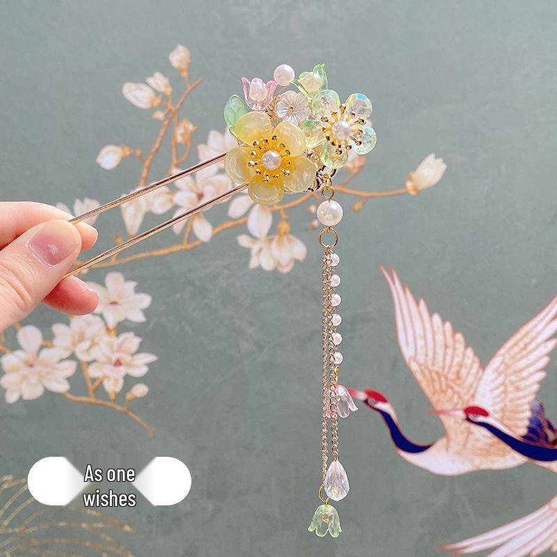 

Старинная ретро-китайская шпилька для волос ханьфу для девочек