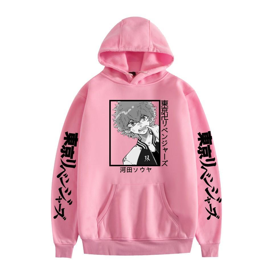 New Anime Print Fashion Casual Hooded Sweater