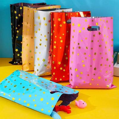 Medium Solid Color Star Party Favor Aluminum Foil Candy Bag