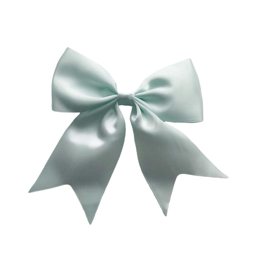 New Solid Color Ribbon Bows Hair Clip For Kids Girls Hairpins Barrettes Handmade Headwear Hair Accessories