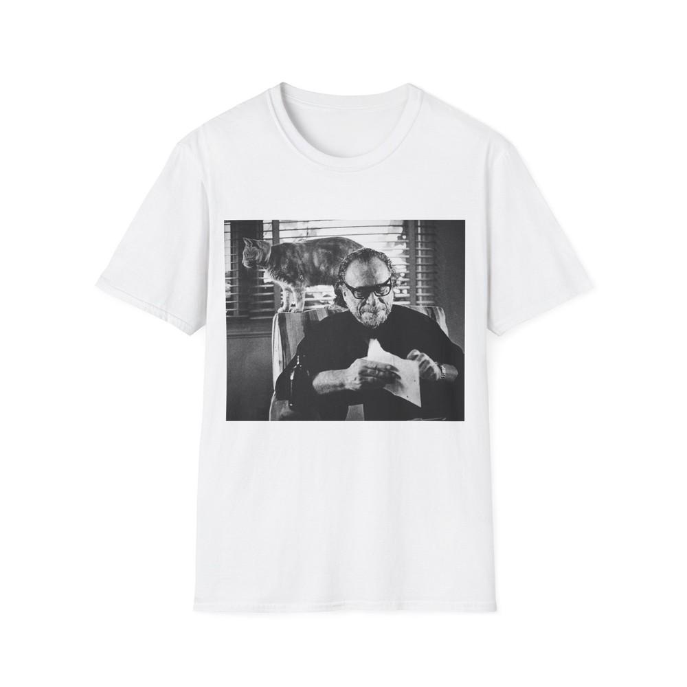 

bukowski and butch the cat tshirt 3XL