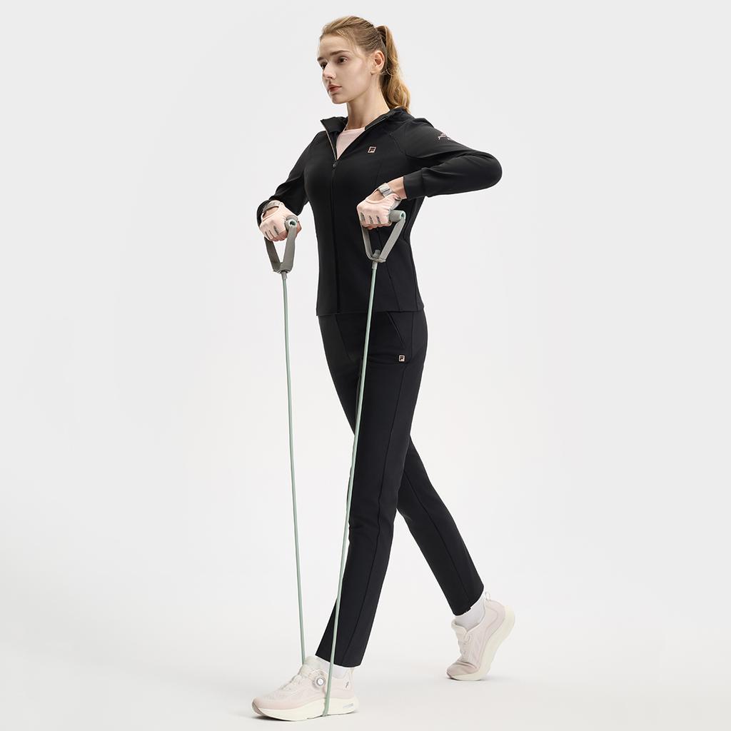 New FILA Fitness Jackets Coats Women's Black A11W521502F-BK