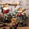Fabric Lively Gridded Plush Holiday Decoration Ideal For Christmas Tree And Window Displays