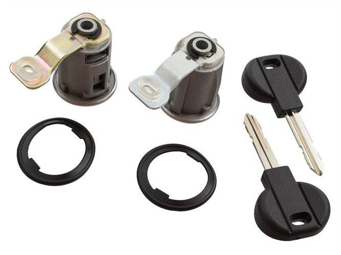 Peugeot Partner 96-08 Lock Cylinder Insert, 2 Pieces, With Keyhole