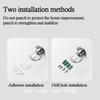 Magnetic Door Stopper,Invisible Heavy Duty Stainless Steel Floor Mount Door Stop with Adhesive & Screws,Anti-Collision Catch for Home Office Bedroom