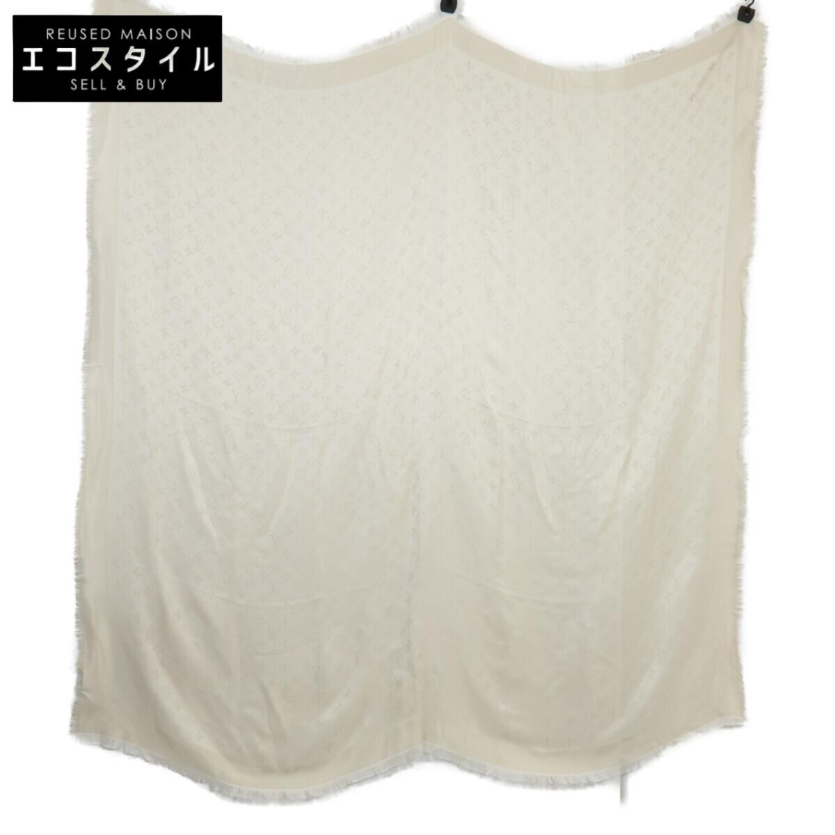 

LOUIS VUITTON [/Domestic genuine] 2023 M74026 Monogram Shine Fringe Shawl stole BronUsed