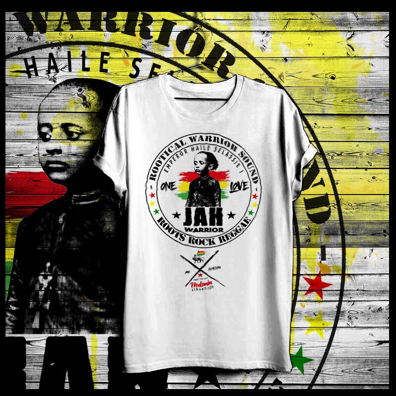 

Reggae t-shirt Roots Rock Rasta Flag Jah Rastafari Haile Selassie I Rastaman M