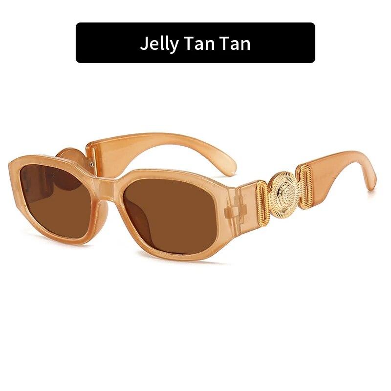 Vintage Square Sunglasses Women Men Luxury  Designer Sun Glasses Travel Shades Retro Eyewear UV400 Zonnebril Voor Mannen