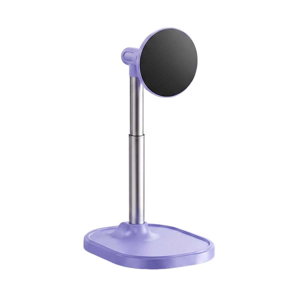 Rotating Mount Desktop Phone Holder Adjustable Height Magnetic Phone Stand Office Use