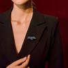 Versatile English Letter Pin Accessory Elegant Alloy Lapel Pin Badge Adornment for Backpack Shirt Lapel Badge Jewelry