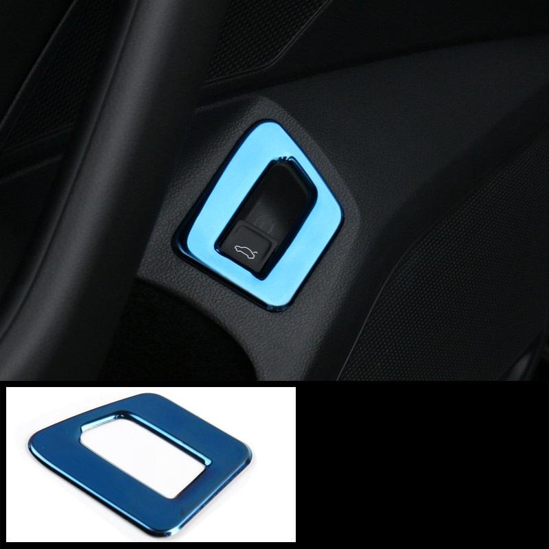 

Для Passat B8 2017 2018 2019 2020 аксессуары стайлинга автомобилей задний переключатель багажника кнопка рамка отделка наклейка украшение синий