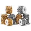 1 Meter Stainless Steel O Link Rolo Cable Chunky Chains for DIY Jewelry Bracelets Supplies Necklace Findings Earrings Making