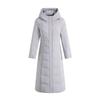 High-end big-name women's long white duck down jacket middle-aged mother temperament fashionable slim-fitting knee down jacket