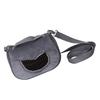 Gray Flannelette Portable Breathable Pet Hamster Carrier Outgoing Bag for Small Pets Guinea Pig