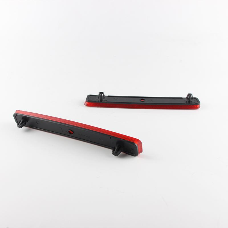 2PCS Red Lens Only Shell Rear Bumper Brake Lamp Cover No Bulb For VW T5 Transporter/Caravelle/Multivan (pre-facelift) 2003-2011