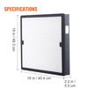 HEPA Air Filter, 16 x 19 inch Air Filter Replacement, High-efficient Stage 3 Filters Compatible with BlueDri & Scrubber, Air Purifiers, Water Damage
