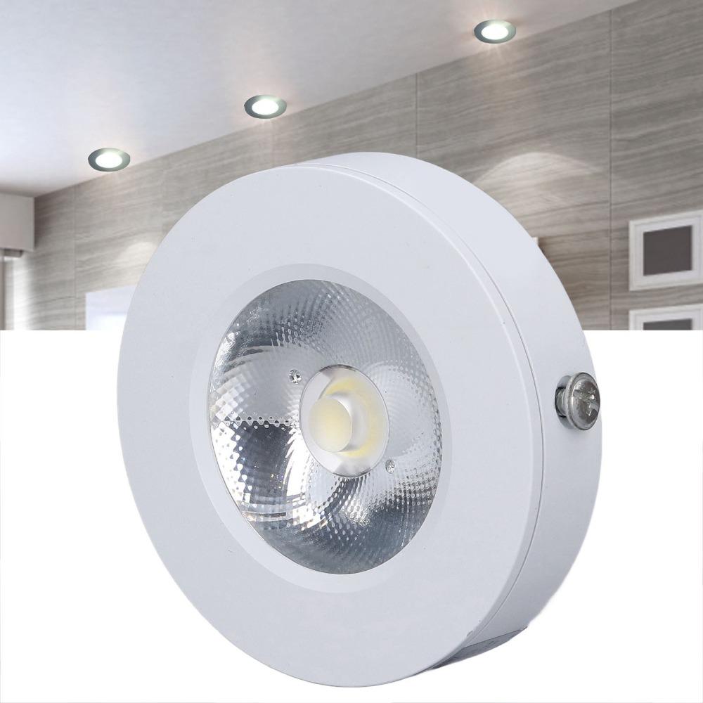 Aluminum Recessed Ceiling Light 3W COB LED Downlight Modern Ceiling Lamp  Cabinets