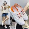 Summer Light Canvas Shoes for Women Casual Flat Slip On Woman Footwear New In Offers Fashion Trends 2025 Cheap Vulcanized Shoe