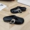 Fashion Mules Shoes Women's Flats Slippers Cystal Casual Sandals 2025 Designer New Summer Woman Flip Flops Fashion Slides Cozy Zapatos