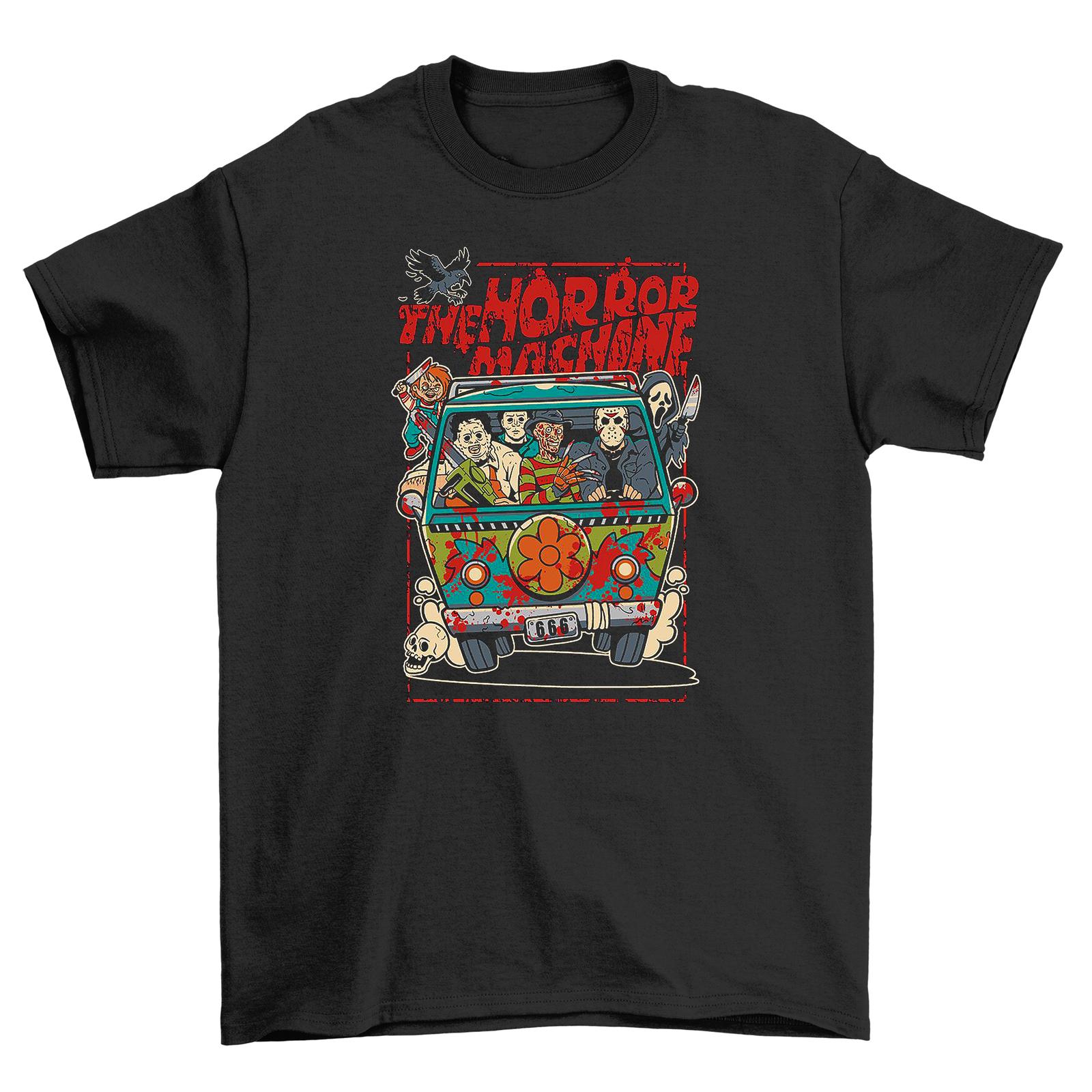 Mystery Van Horror Unisex T-Shirt: Uncover the Laughs in the Dark Spooky design XL