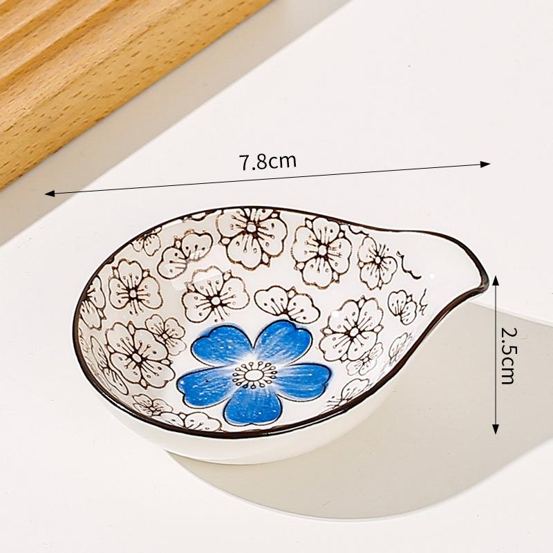 Japanske Mini Keramiske Tallerkener Barbecue Dipping Sashimi Sushi Soyasaus Retter Hjem Skrivebord Snacks Frukt Dessert Tallerkener