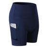 Women's Quick-Dry High-Waisted Yoga Capri Pants with Pockets, Stretchy, Tight-Fit, Ideal for Training and Running