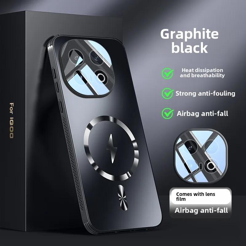 Magnetic Protective Cover for iQOO13, Full Lens Protection, Car Mount Holder for Vivo iQoo13Pro, New