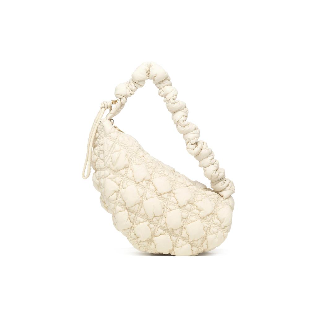 New CARLYN Nylon Cloud Bag Portable Crossbody Bag Shoulder Bag Women's Ivory H72303010I