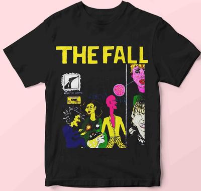 The Fall Band Nové Groteskní Tričko Mark E Smith Klasické Černé Pánské S5XL Unisex Tričko