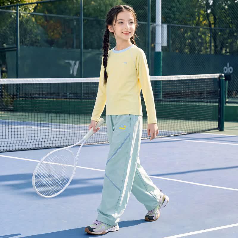 Moonkids Girls' Long Sleeve Quick-Dry Sportswear