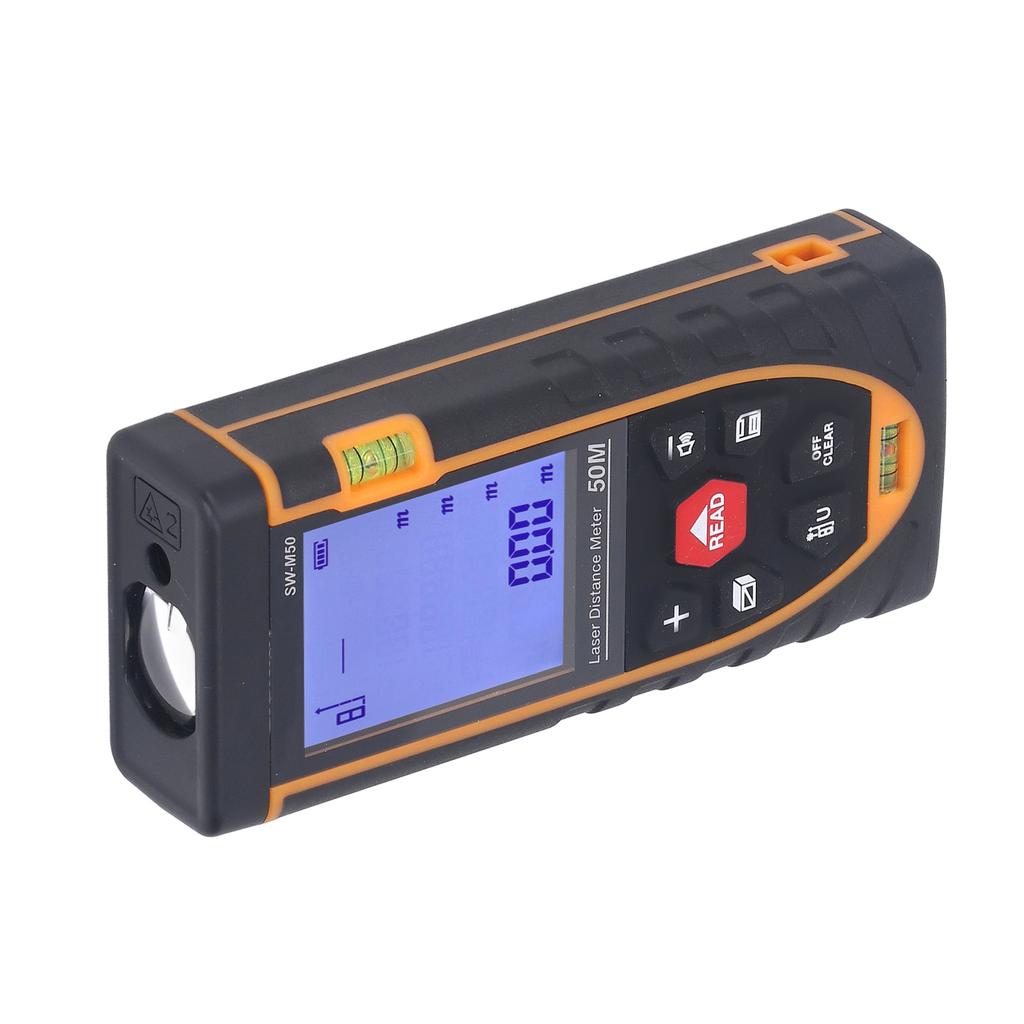 Infrared Laser Distance Meter Finder Large Backlit Screen High Accuracy Handheld Laser Distance Measure