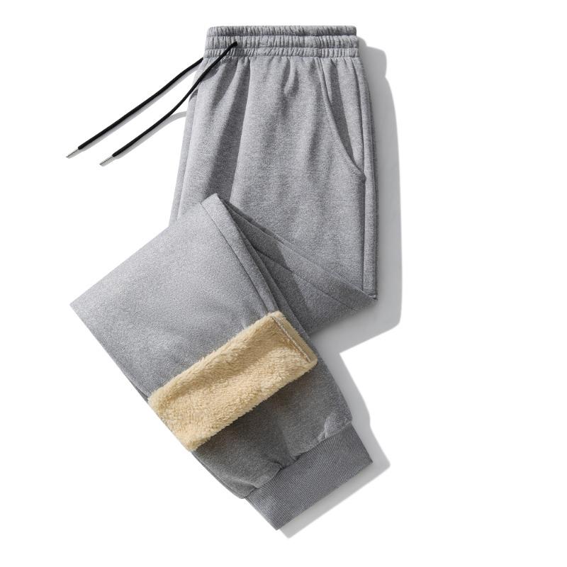 Herbst- und Winter-Samt-Warme Leggings Herren Einfarbig Modisch und Vielseitig Locker Lässige Sporthose